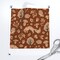 Leaves Hedgehogs Forest Woodland Owls Animals Autumn Fall Fox Botanical Acorns Burnt Orange Block Print Custom Printed Fabric by Spoonflower Various Fabrics by the Yard or Fat Quarter